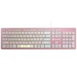 Teclado Mecánico Gamer Cougar Vantar AX RGB - Switch Scissor, Alámbrico, Anti-Ghosting, Color Rosa, Inglés