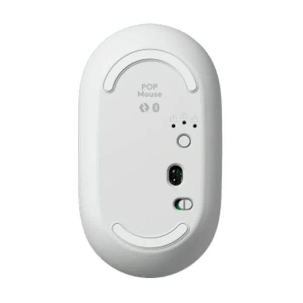 Kit De Teclado y Mouse LOGITECH Pop Icon - Teclas Easy-Switch, Inalámbrico Bluetooth, Hasta 4000Dpi - Blanco Con Anaranjado - Image 3