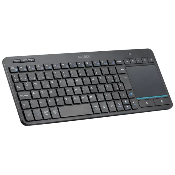 Teclado Multidispositivo Acteck Inspire Smart Ti707 - Multimedia, Touchpad, Smart Tv, RF Inalámbrico-Bluetooth, Negro - Image 2