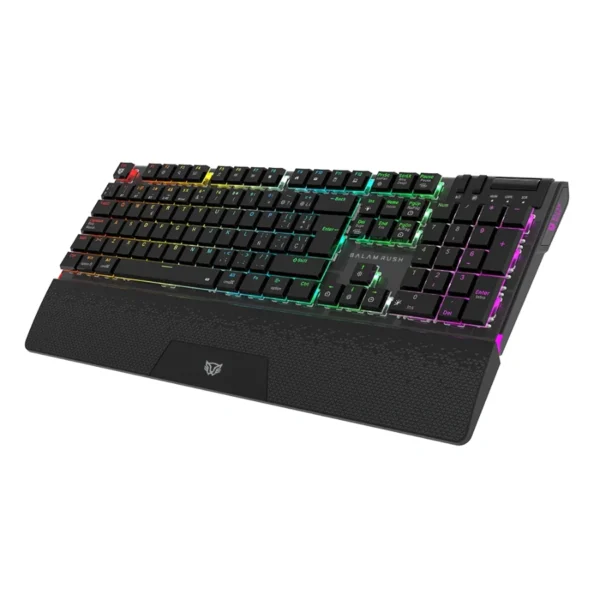 Teclado Mecánico Balam Rush Dominate Expert GK979I - Inalámbrico Y Alámbrico, Switch Red, 105 Teclas, RGB, Con Impresión Al Español, Negro - Image 5