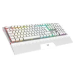 Teclado Mecánico Balam Rush Dominate Expert GK979I - Inalámbrico Y Alámbrico, Switch Red, 105 Teclas, RGB, Con Impresión Al Español, Blanco - Image 2