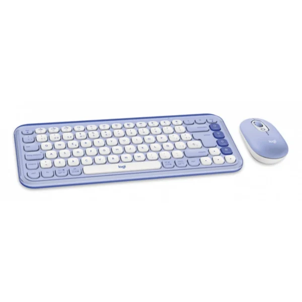 Kit De Teclado y Mouse LOGITECH Pop Icon - Teclas Easy-Switch, Inalámbrico Bluetooth, Hasta 4000Dpi - Lila - Image 2