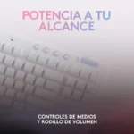 Teclado Mecánico LOGITECH TKL G713 – Alámbrico USB, Switch GX Brown, RGB Con Iluminación Individual, Control Giratorio De Volumen, Ingles - Blanco - Image 4