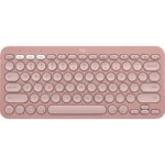 Teclado LOGITECH PEBBLE KEYS 2 K380S 60% / Inalámbrico / Bluetooth / Membrana / Color Rosa