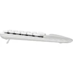 Teclado Ergonómico LOGITECH Wave Keys – Inalámbrico, Easy-Switch, Patas ajustables, Alcance 10m,  Español - Blanco - Image 6