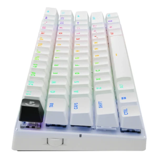 Teclado Mecánico LOGITECH Lightspeed G PRO X 60 – Inalámbrico Bluetooth, Switch GX Brown, Lightsync RGB - Blanco - Image 6