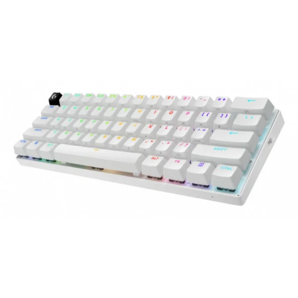 Teclado Mecánico LOGITECH Lightspeed G PRO X 60 – Inalámbrico Bluetooth, Switch GX Brown, Lightsync RGB - Blanco - Image 2