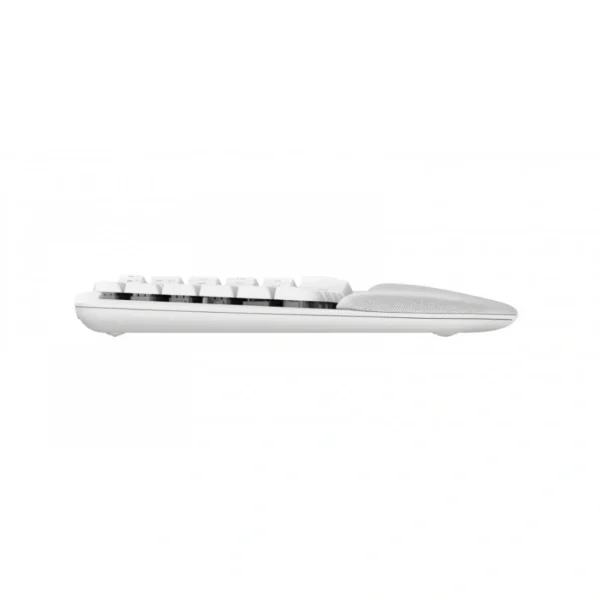 Teclado Ergonómico LOGITECH Wave Keys – Inalámbrico, Easy-Switch, Patas ajustables, Alcance 10m,  Español - Blanco - Image 5