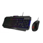 Kit Teclado Y Mouse Gaming MSI FORGE GK100 RGB - Alámbrico, USB, Membrana, 1.5m, Español, Anti-ghosting, 6,400Dpi - Negro - Image 2