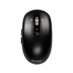 Mouse Naceb LS1 - Inalámbrico, Nano USB, Óptico, 3.200 DPI, Bluetooth, Pilas AA, Negro