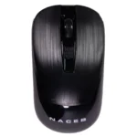 Mouse Naceb NA-0137N - Inalámbrico, Nano USB, Óptico, 1600DPI, Bluetooth, Pila AA, Color Negro