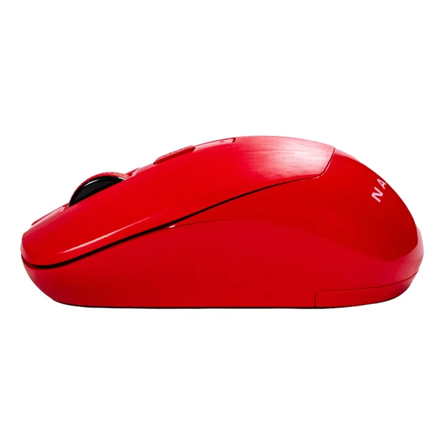CP-NACEBTECHNOLOGY-NA-0137R-870ab9 Mouse Naceb NA-0137R - Inalámbrico, Óptico, 1600DPI, RF Inalámbrico, Nano USB, 3 Botones, 1 Pila AA, Rojo - Image 6