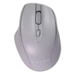Mouse Ergonómico Naceb NA-0139A - Inalámbrico Receptor USB 2.4G + Bluetooth, Óptico, 1600DPI, RF Inalámbrico, 1 Pila AA, 5 Botones, Gris