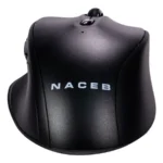 Mouse Ergonómico Naceb NA-0139N - Inalámbrico Receptor USB 2.4G + Bluetooth, Óptico, 1600DPI, RF Inalámbrico, 1 Pila AA, 5 Botones, Negro - Image 4