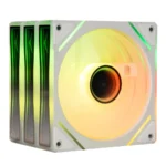 Kit De 3 Ventiladores NACEB ARGB – 1400Rpm, 45Cfm, 20dBA, Blanco - Image 3