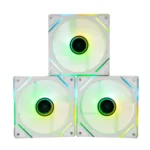 Kit De 3 Ventiladores NACEB ARGB – 1400Rpm, 45Cfm, 20dBA, Blanco