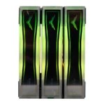 Kit De 3 Ventiladores NACEB ARGB – 1400Rpm, 45Cfm, 20dBA, Negro - Image 3