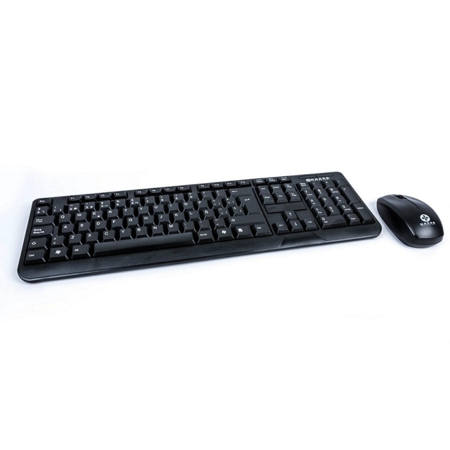 CP-NACEBTECHNOLOGY-NA-426-1 Kit de Teclado y Mouse Naceb NA-426 - RF Inalámbrico, Nano USB, 1600 DPI, Resistente A Los Derrames, Color Negro - Image 1