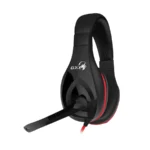Diadema GENIUS HS-G560, Alámbrico USB, Con Micrófono, Cable 2mtrs – Negro con rojo - Image 2
