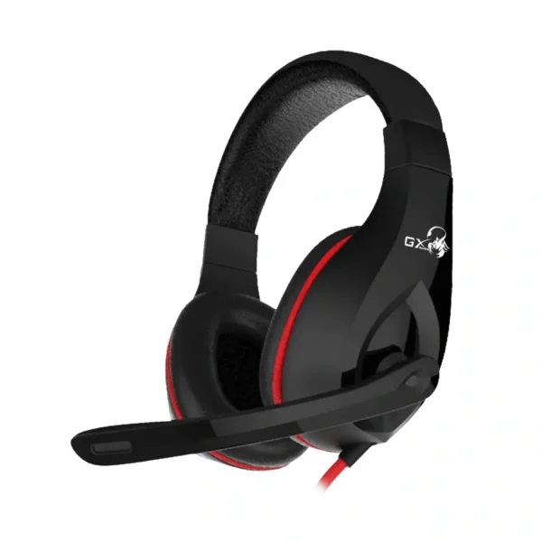 Diadema GENIUS HS-G560, Alámbrico USB, Con Micrófono, Cable 2mtrs – Negro con rojo - Image 1