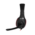 Diadema GENIUS HS-G560, Alámbrico USB, Con Micrófono, Cable 2mtrs – Negro con rojo - Image 3