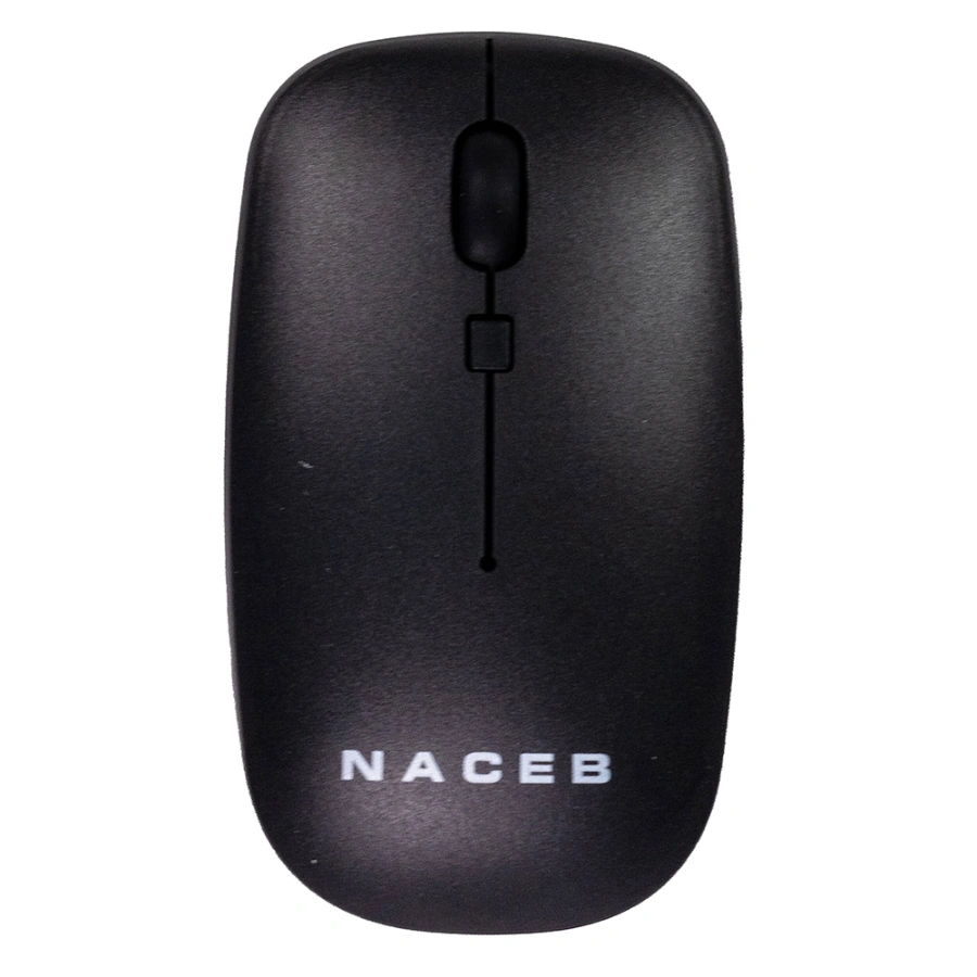 ffcb004db5d257161a75a284a0e72d4f Mouse Naceb NA-0136 - Inalámbrico, Óptico, 1600DPI, RF Inalámbrico, Nano USB, 3 Botones, 1 Pila AA, Negro - Image 1