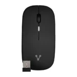 Mouse Inalámbrico Vorago MO-307 - Óptico, Bluetooth/Nano USB-A,1600DPI, Batería Recargable, Negro