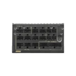 Fuente de Poder MSI MEG AI1600T PCIE5 1600W - Full Modular, PCIe 5.1, ATX 3.1, 80+ TITANIUM, 24 pin, PCI-e 6+2 Pin, EPS 4+4 Pin, 135mm, Negro - Image 5