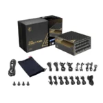 Fuente de Poder MSI MEG AI1600T PCIE5 1600W - Full Modular, PCIe 5.1, ATX 3.1, 80+ TITANIUM, 24 pin, PCI-e 6+2 Pin, EPS 4+4 Pin, 135mm, Negro - Image 6