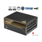 Fuente de Poder MSI MEG AI1600T PCIE5 1600W - Full Modular, PCIe 5.1, ATX 3.1, 80+ TITANIUM, 24 pin, PCI-e 6+2 Pin, EPS 4+4 Pin, 135mm, Negro