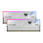 Kit Memoria RAM PREDATOR Vesta II - 64GB 2X32GB, DDR5 6400MHz, CL32, 1.40V, DIMM - RGB Plata