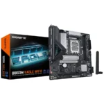 Tarjeta Madre GIGABYTE B860M EAGLE WIFI6 - Socket LGA 1851, 128GB X2 DDR5 9066Mhz, Hdmi, Dp, Wifi6, Bluetooth, M.2 PCIe 5.0 - Micro-ATX