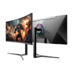 Monitor Gamer Curvo BALAM RUSH MGM34P LED 34" – 3440x1440 Ultra Wide Quad HD, G-Sync/FreeSync, Panel VA, 165Hz, Hdmi, Dp, 1MS, Sin Bordes, Negro - Image 4
