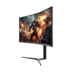 Monitor Gamer Curvo BALAM RUSH MGM34P LED 34" – 3440x1440 Ultra Wide Quad HD, G-Sync/FreeSync, Panel VA, 165Hz, Hdmi, Dp, 1MS, Sin Bordes, Negro - Image 2