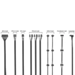 Fuente de Poder Cooler Master GX II GOLD 850W - Modular, 80+ GOLD, 24 pin ATX, PCI-e 6+2 Pin, EPS 4+4 Pin, 120mm, Negro - Image 8