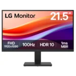 Monitor Profesional LG 22U401A-B LED 21.5" – 1920 x 1080 FHD, Dynamic Action Sync, Panel VA, 100Hz, sRGB 99%, HDMI, DP, 5MS, Vesa, Negro