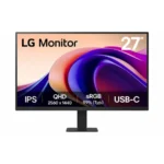 Monitor LG 27U631A-B LCD 27" – 2560x1440 Quad HD, Panel IPS, 100Hz, Hdmi, 5MS, Vesa, Sin Bordes, Negro