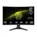 Monitor Gamer Curvo MSI MAG 276CF E20 LCD 27" – 1920 x 1080 Full HD, HDR READY, FreeSync, Panel VA, 200Hz, Hdmi, Dp, 0.5MS, Vesa, Sin Bordes, Negro