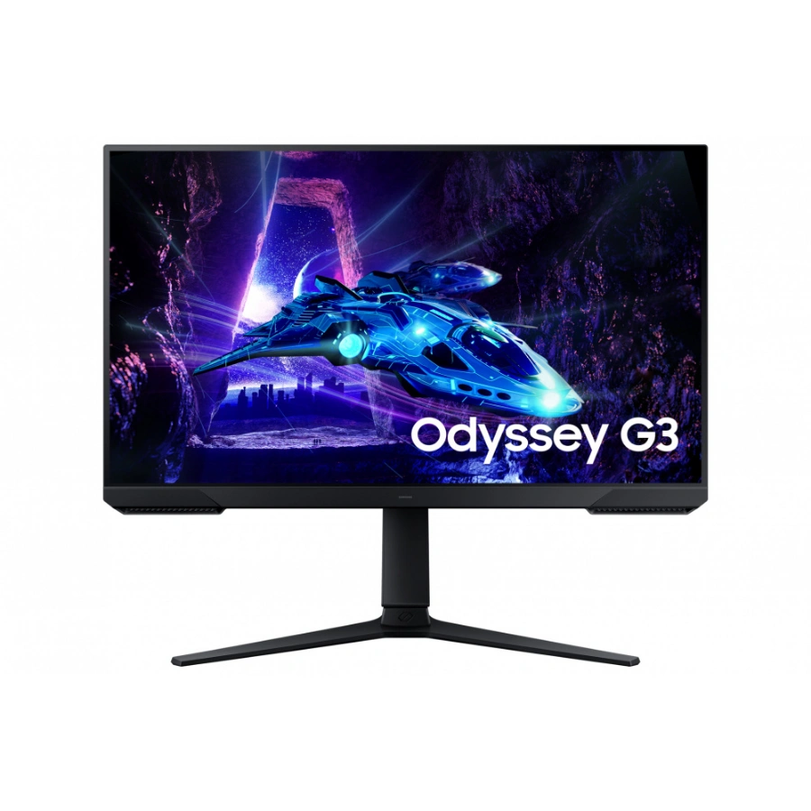 CP-SAMSUNG-LS27DG300ELXZX-a685f9 Monitor Gamer Samsung Odyssey G3 LCD 27" – 1920 x 1080 Full HD, FreeSync, Panel VA, 180Hz, Hdmi, Dp, 1MS, Vesa, Sin Bordes, Negro - Image 1