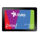 Unidad De Estado Solido SSD Stylos STMSSD2B 240GB - 2.5", 3D Nand, TLC, 460MB/s Escritura, 520MB/s Lectura, SATA III, Negro
