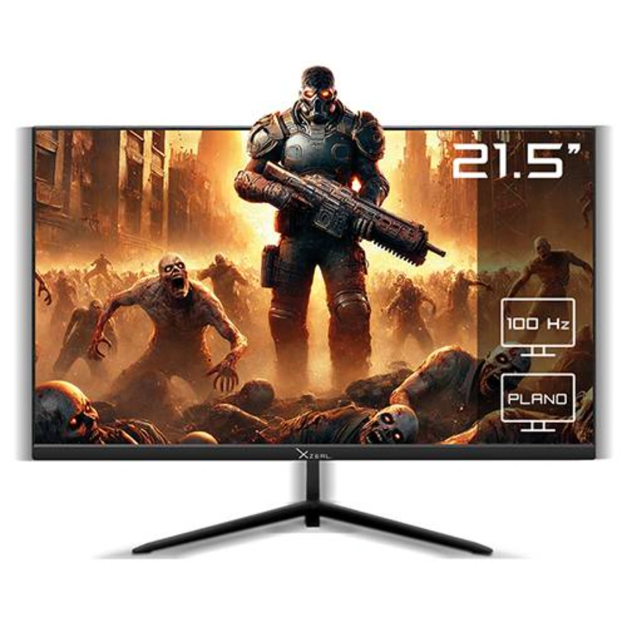 MONSTY380_full Monitor Gamer Xzeal XST 580-1 LED 21.5" – 1920 x 1080 Full HD, Panel VA, 100Hz, HDMI, VGA, 5MS, Vesa, Sin Bordes, Ultra Slim, Negro - Image 1