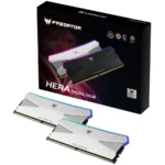 Kit Memoria RAM RGB PREDATOR Hera - 64GB 2X32GB, DDR5 6400MHz, CL32, 1.35V, DIMM - RGB Plata - Image 2