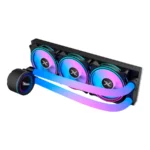 Enfriamiento Líquido AIO XZEAL VOSTOK AR360 - 360mm, 3x120mm, Hasta 1800 RPM, 48.52 CFM, 32.2 dBA, 3pin 5V, Mangueras ARGB - Negro - Image 2