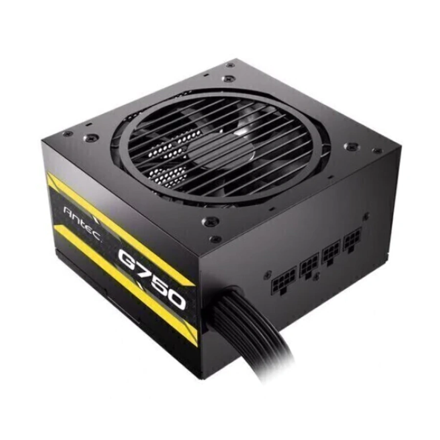 i9-1024-1024 Fuente De Poder Antec G850 80 PLUS Gold 750W – Semi Modular, 80+ GOLD, 24 Pin, PCI-e 6+2 Pin, EPS 4+4 Pin, 120mm, Negro - Imagen 1