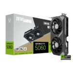 Tarjeta De Video Zotac NVIDIA GeForce RTX 5060 Twin Edge OC - 8GB 128-bit GDDR7, PCI Express x8 5.0, Cuda 3840, Clock 2527 MHz, x1 8Pin, DP, HDMI, Negro