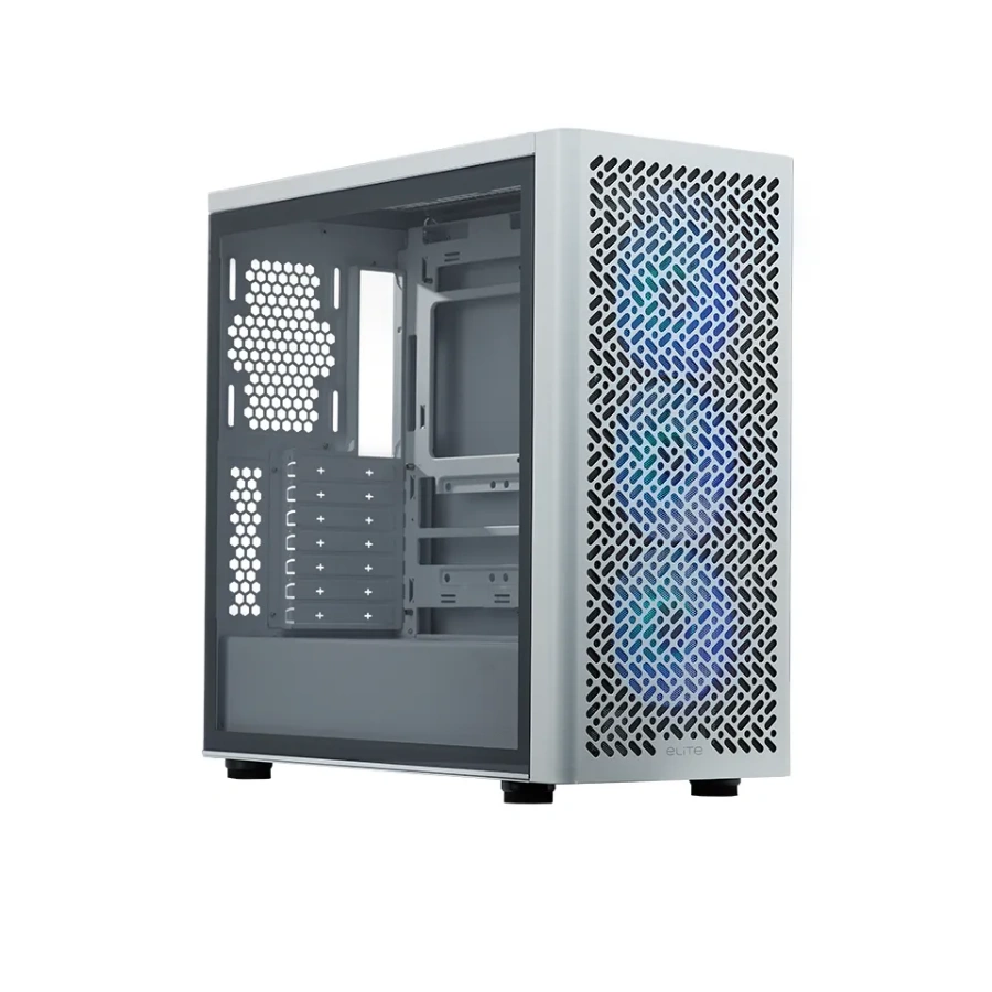 E502-WGNN-SAZD.1 Gabinete COOLER MASTER Elite 502/502 Lite - E-ATX, Cristal Templado, 3 Vent. Incluidos, USB 3.2, Blanco - Imagen 1