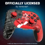 Gamepad Turtle Beach Rematch Mario Gran Prix - Inalámbrico, Bluetooth, Para Nintendo Switch, Negro Con Rojo - Image 4