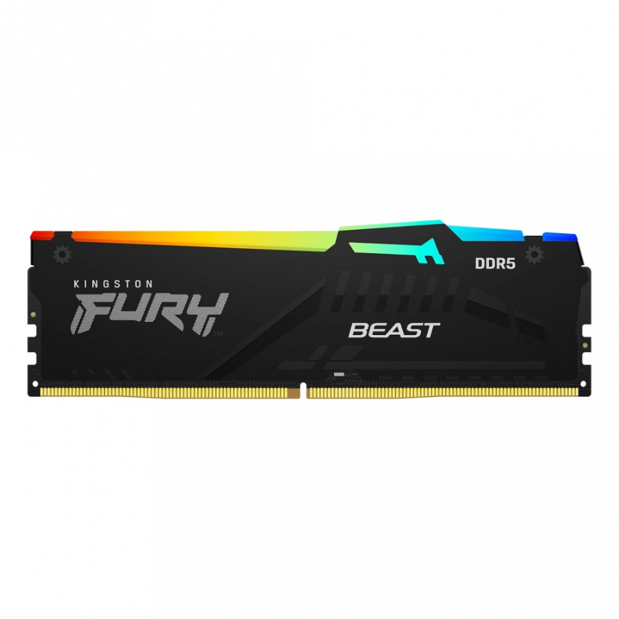 CP-KINGSTON-KF552C40BBA-8-76b55c Memoria RAM KINGSTON FURY BEAST RGB / 8GB / DDR5 5200MHz / CL40 / 1.25V / XMP / Color Negro - Image 1