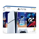 Consola Sony PlayStation 5 de 1TB Astro Bot y Gran Turismo7 - 1TB SSD NVMe, WiFi, Blanco y Negro