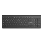 Teclado STYLOS STPTEC6B Ergonómico - Alámbrico USB, Membrana, 104 Teclas, Cable 1.5Metros, Negro